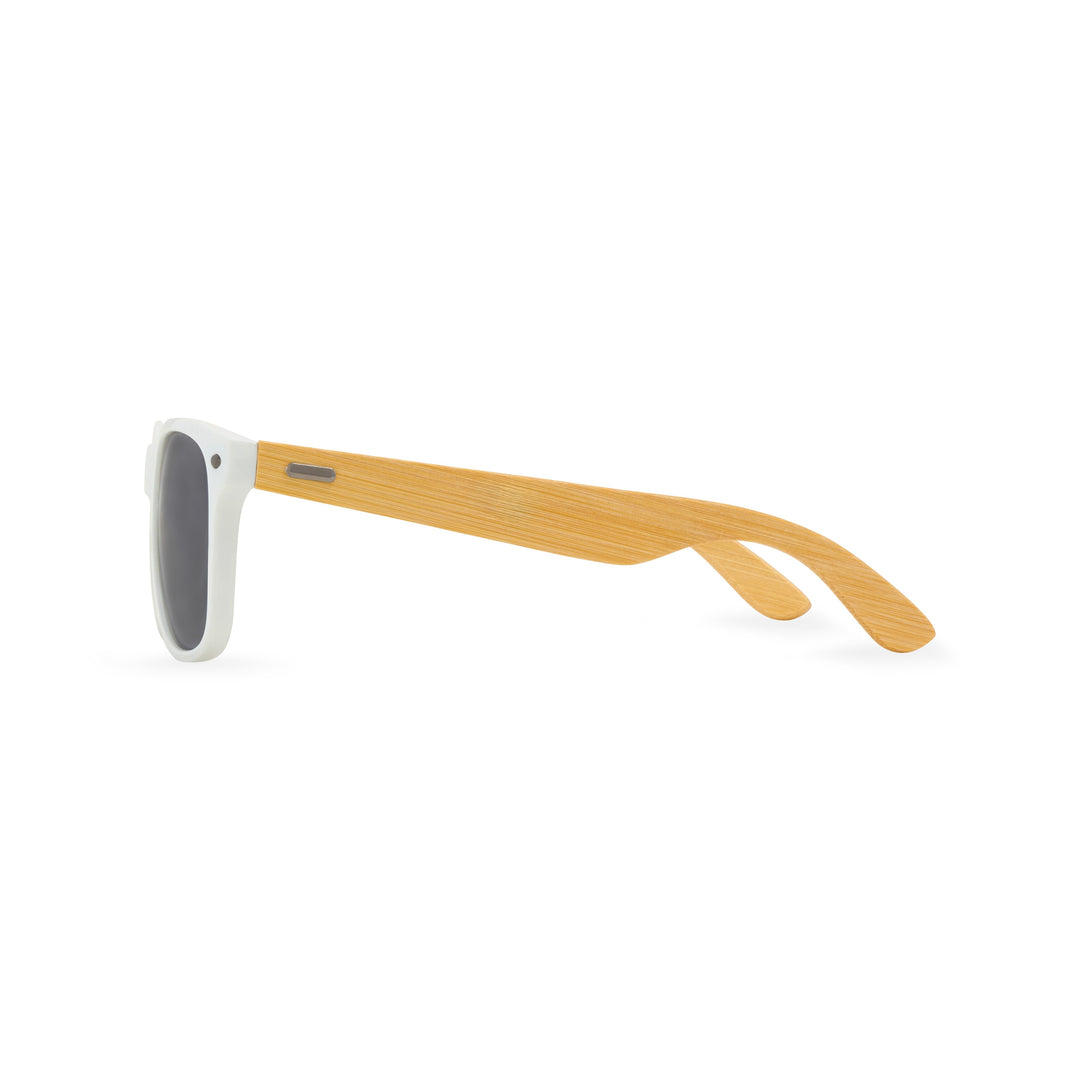 CapeShades Recycled Bamboo Sunglasses White Frame