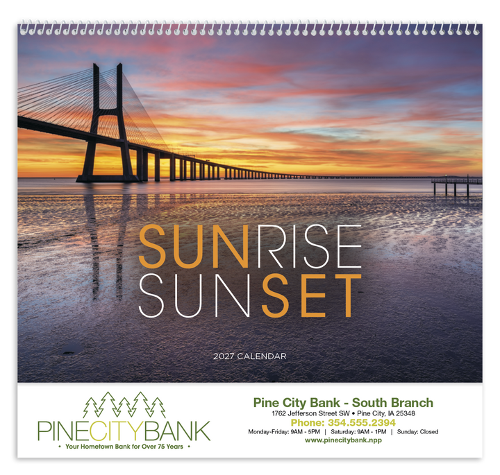 Triumph® Calendars Sunrise Sunset Calendar
