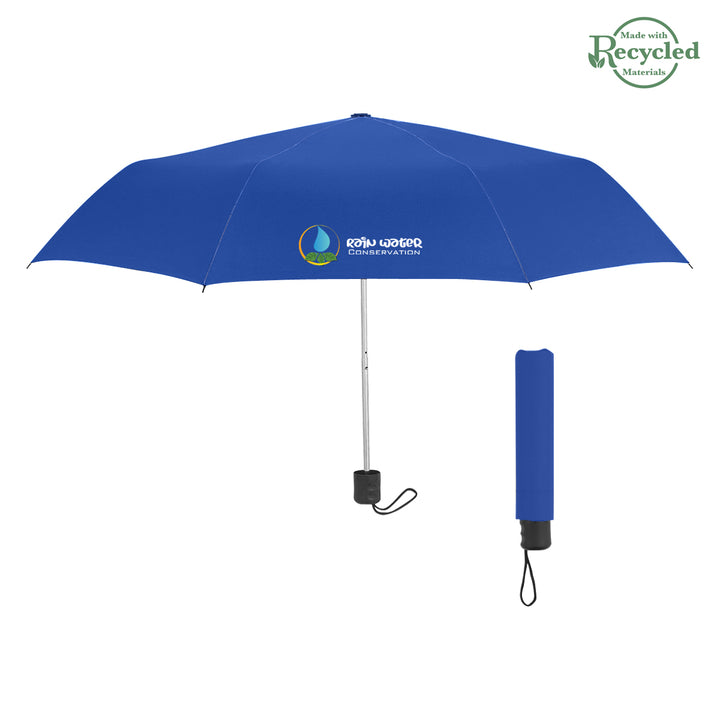42" Arc Budget Recycled Telescopic Umbrella