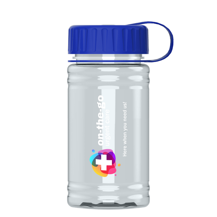 Mini RPET Bottle with Tethered Lid - 16 oz.