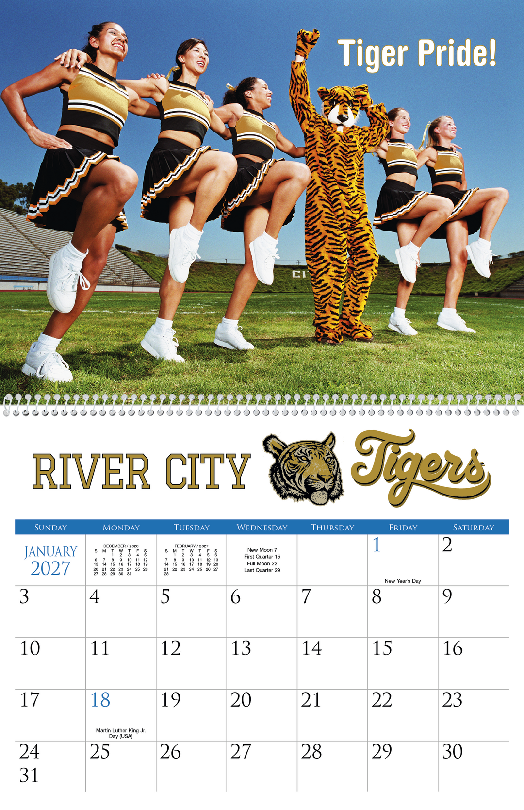 Triumph® Calendars Small Quantity Custom - Spiral Calendar