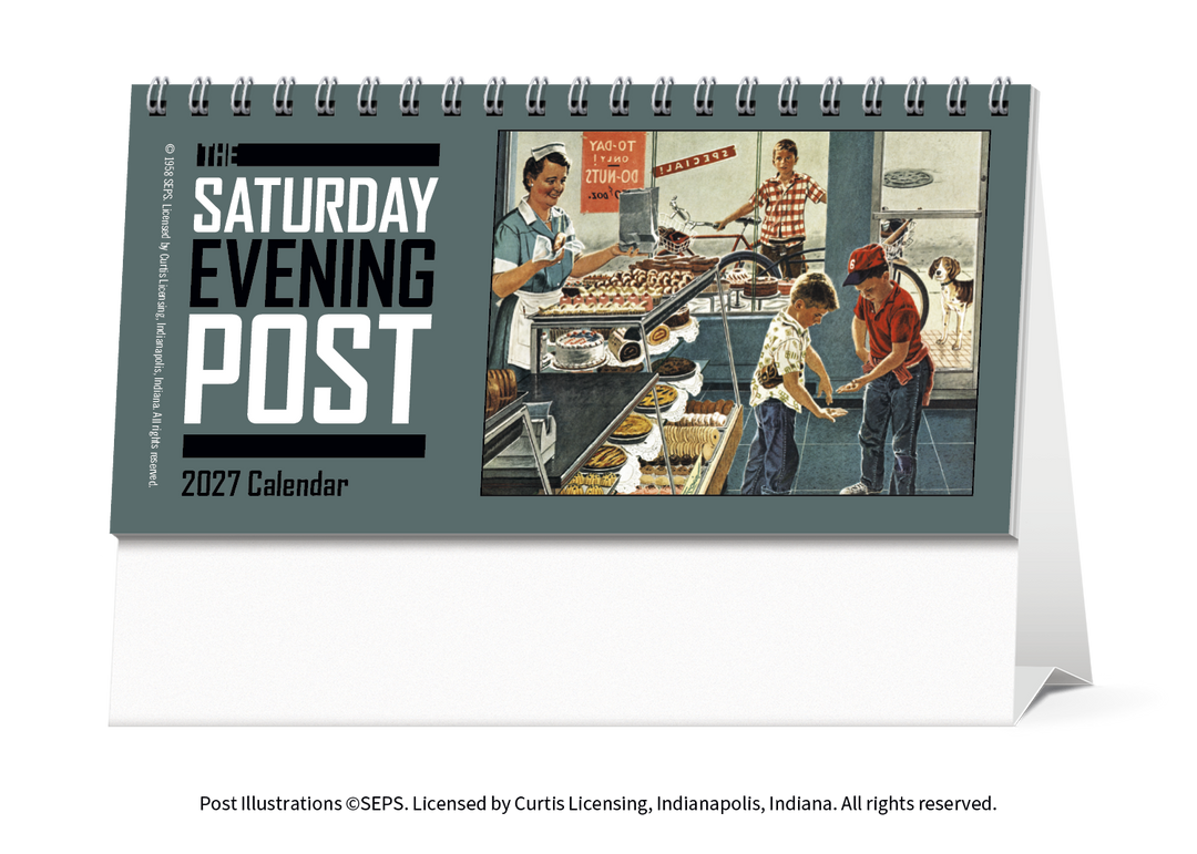Triumph® Calendars  The Saturday Evening Post Desk Calendar