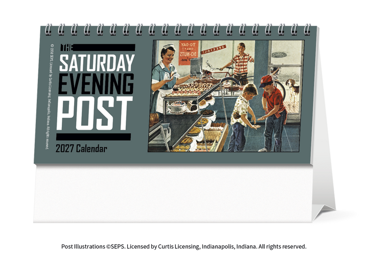 Triumph® Calendars  The Saturday Evening Post Desk Calendar