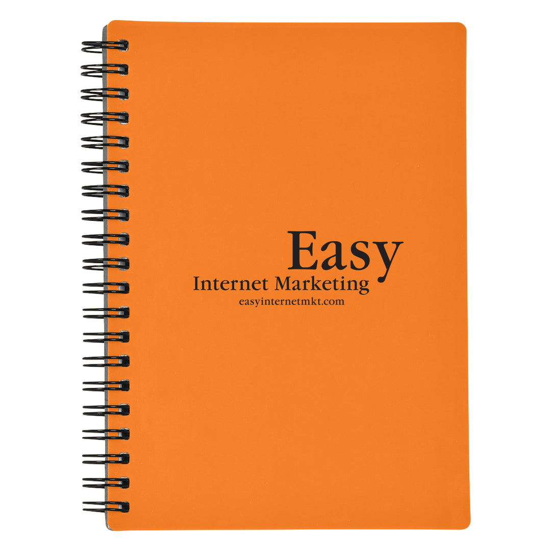 RUBBERY SPIRAL NOTEBOOK