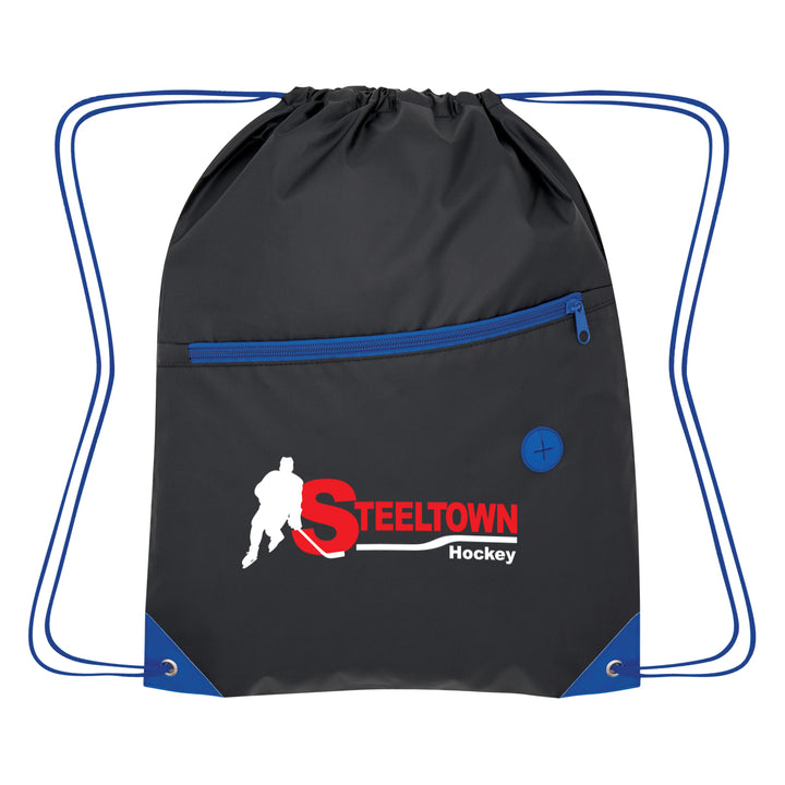 Color Pop Recycled Drawstring Bag