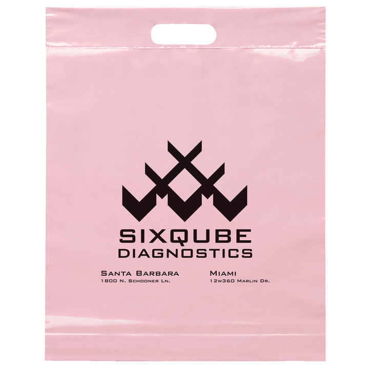 Die Cut Handle Bag - 15W x 19H x 3 - Flexo Ink Print