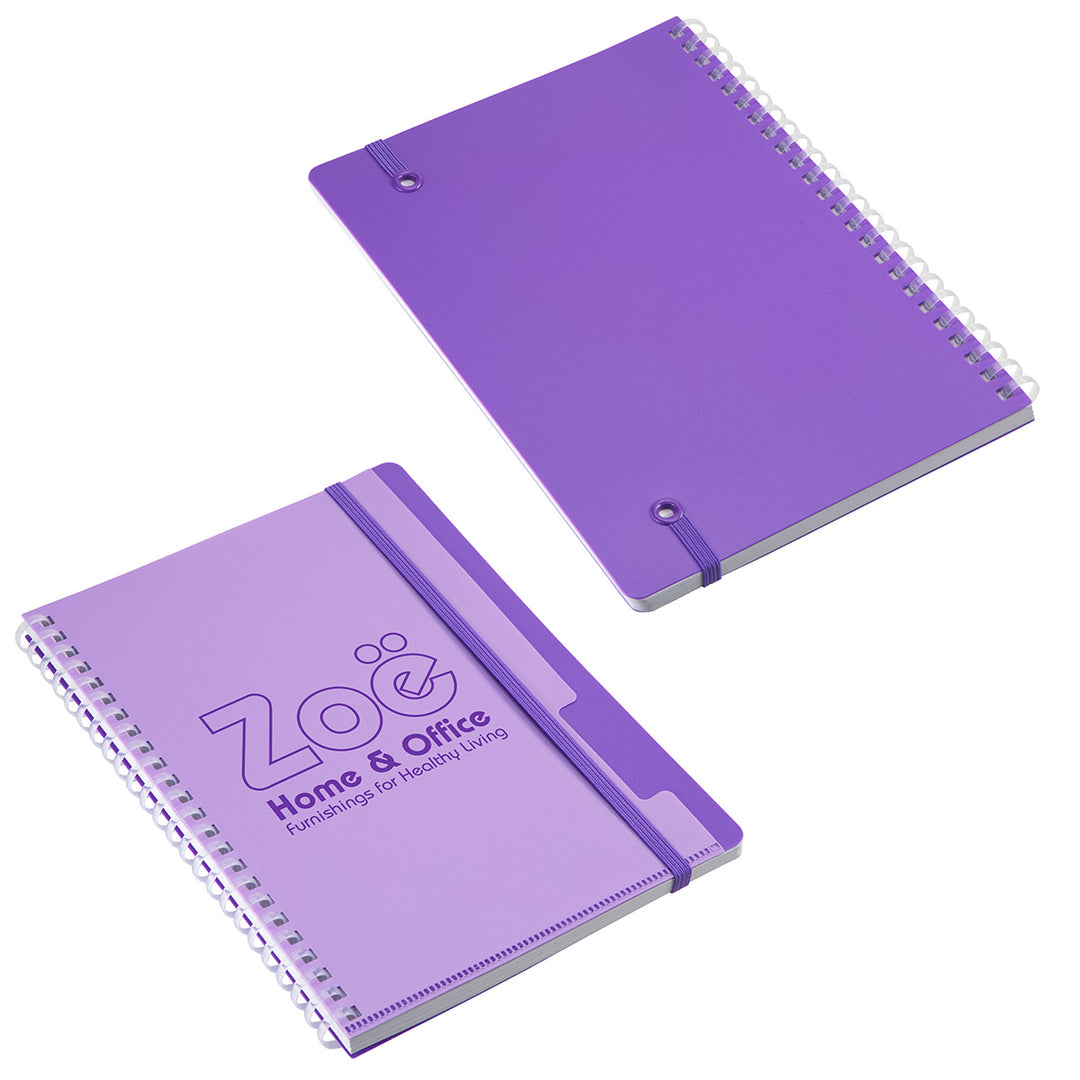 Arcadia Soft Spiral Notebook with Front Pocket