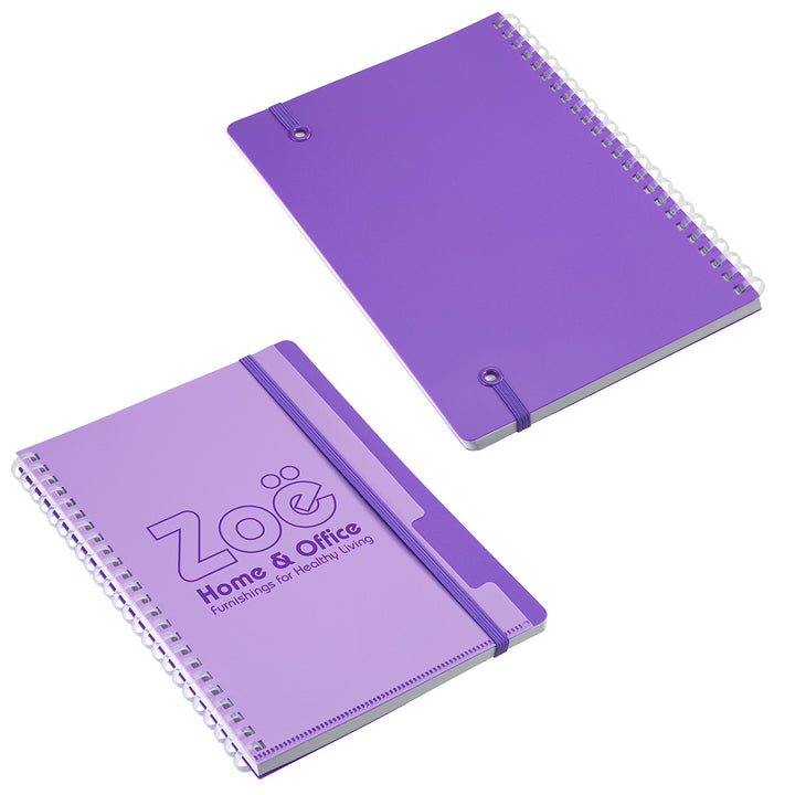 Arcadia Soft Spiral Notebook with Front Pocket