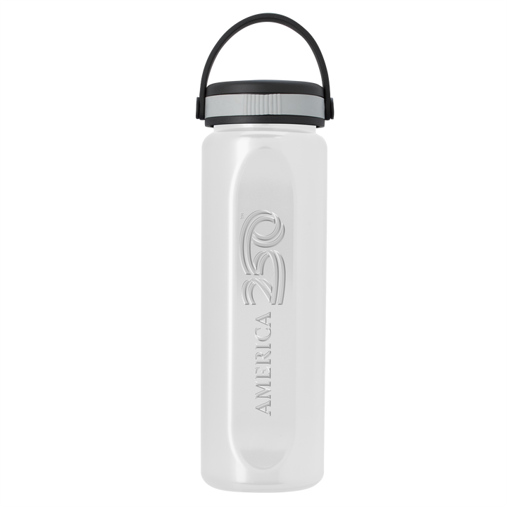 Boss Embossed RPET Bottle with Grip Lid - 26 oz.