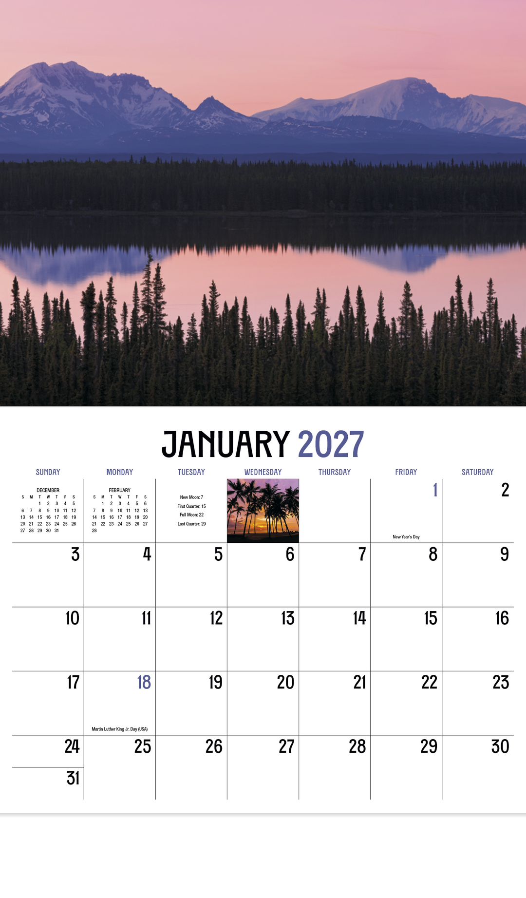 HotLine® Products Dawn to Dusk Appointment Calendar - Stapled