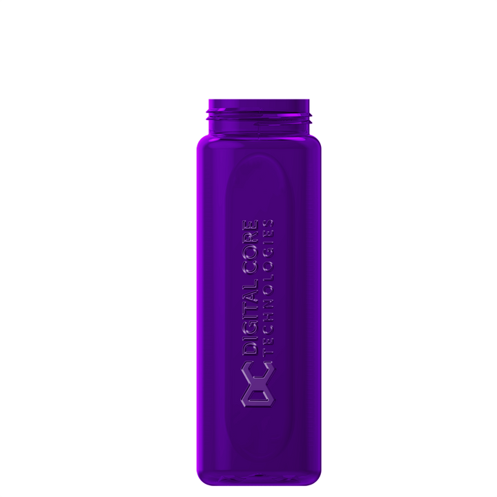 Garyline® Boss Embossed RPET Bottle with Flip-Straw, Swivel Handle Lid - 26 oz.