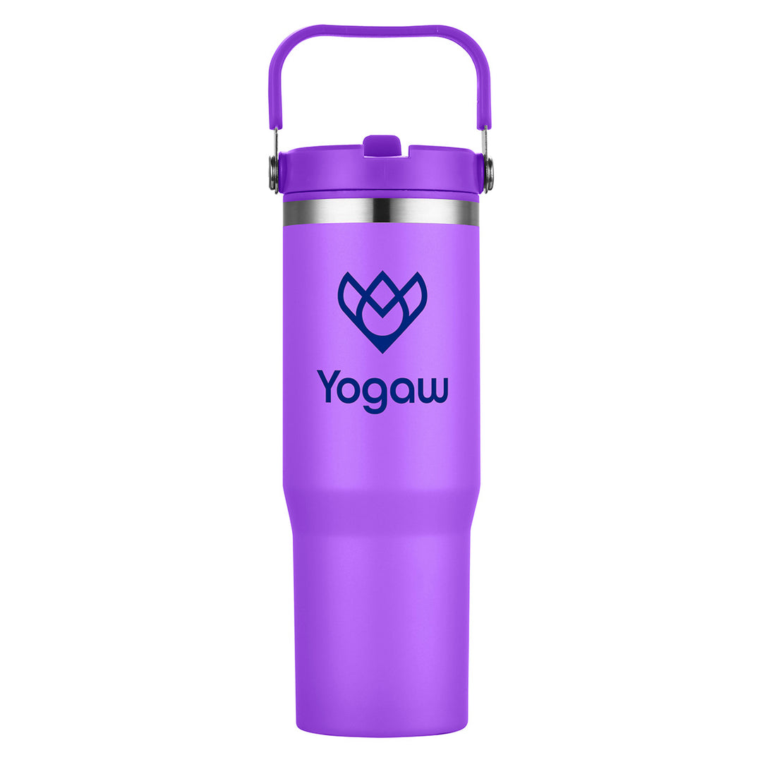 Oreno 30 oz Stainless Steel/Polypropylene Travel Tumbler