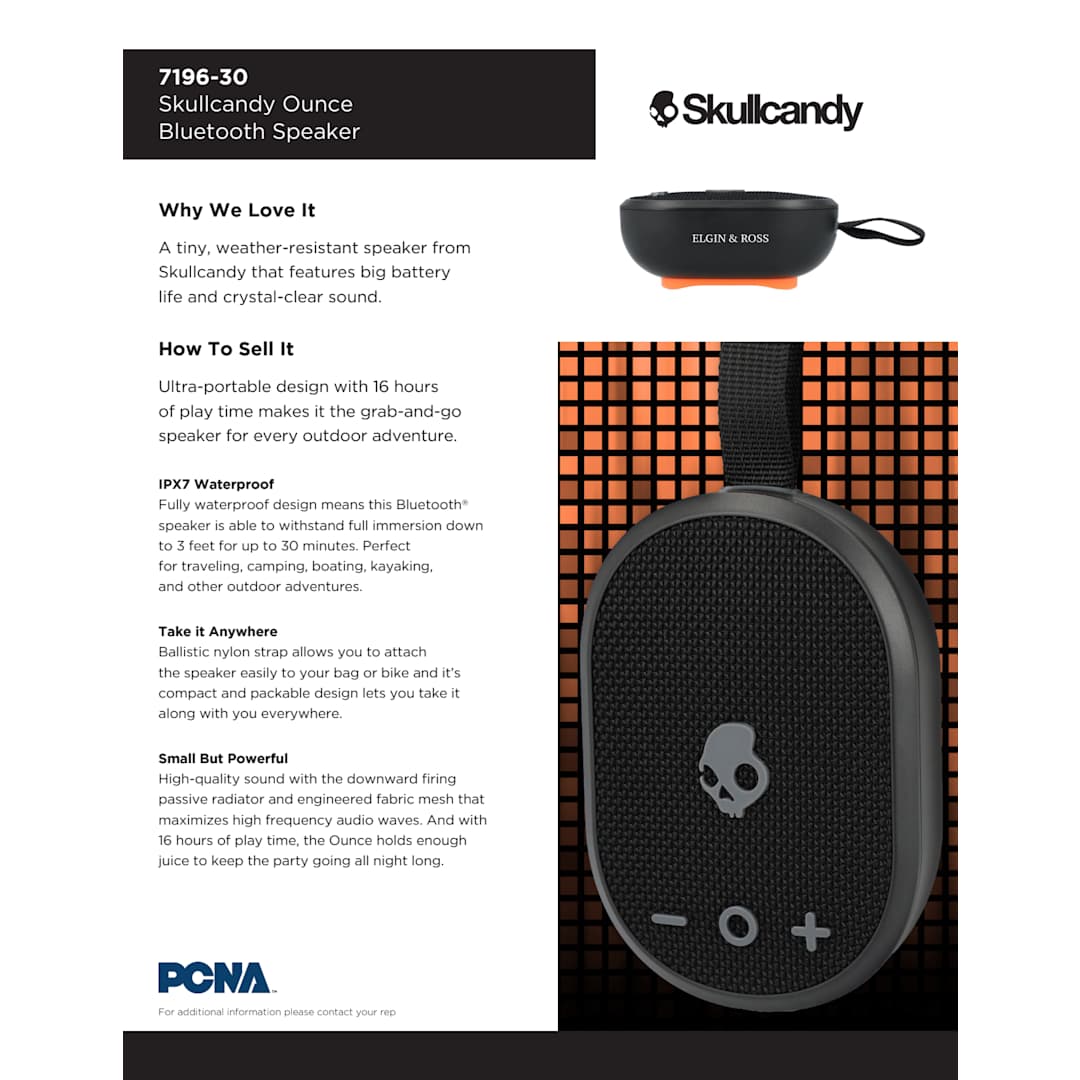 Skullcandy Ounce Bluetooth Speaker