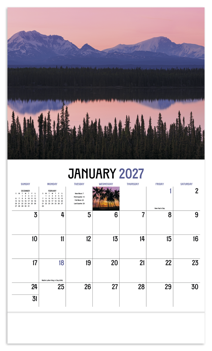 HotLine® Products Dawn to Dusk Appointment Calendar - Stapled