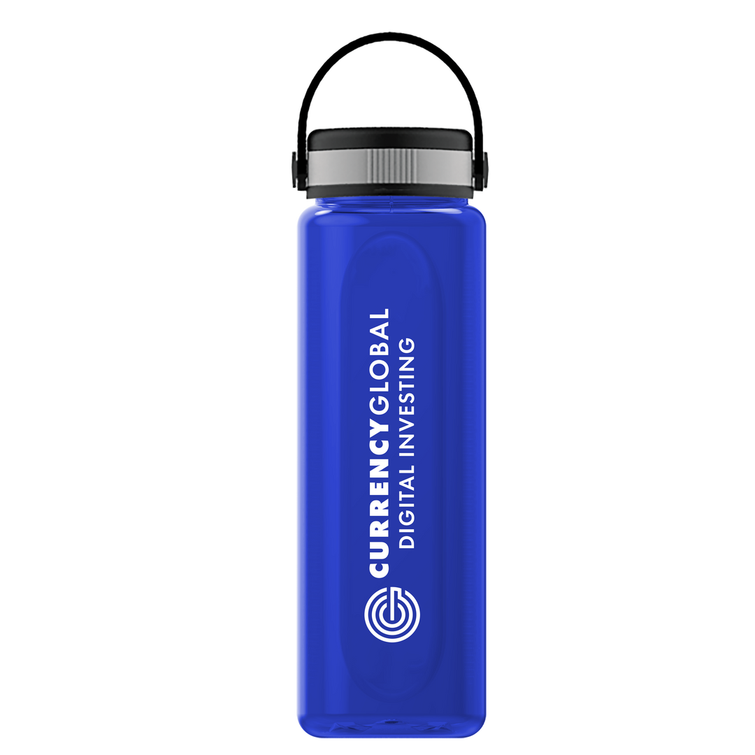 Boss Embossed RPET Bottle with Grip Lid - 26 oz.