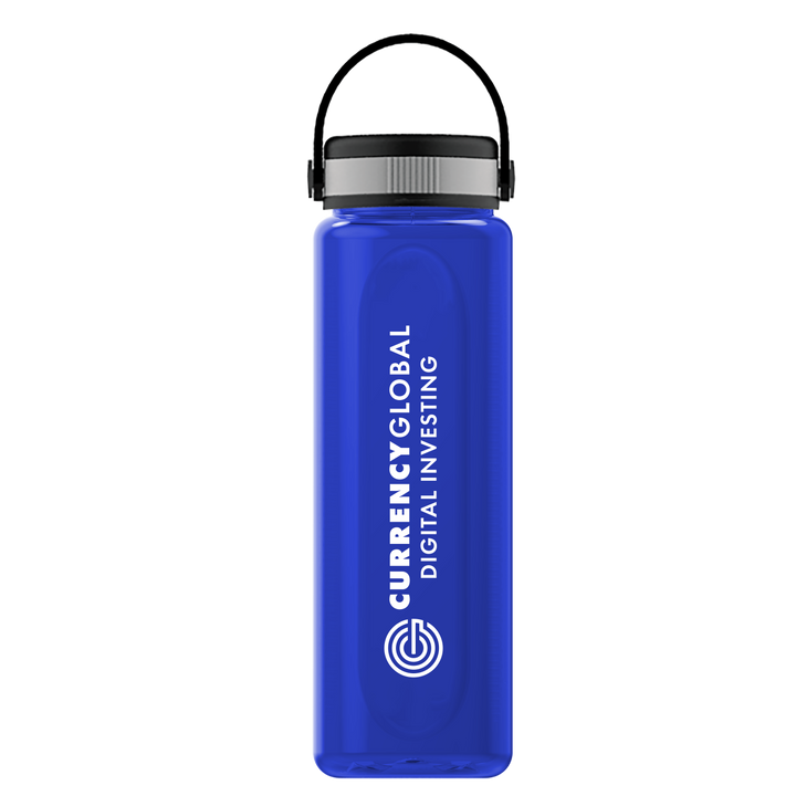 Boss Embossed RPET Bottle with Grip Lid - 26 oz.