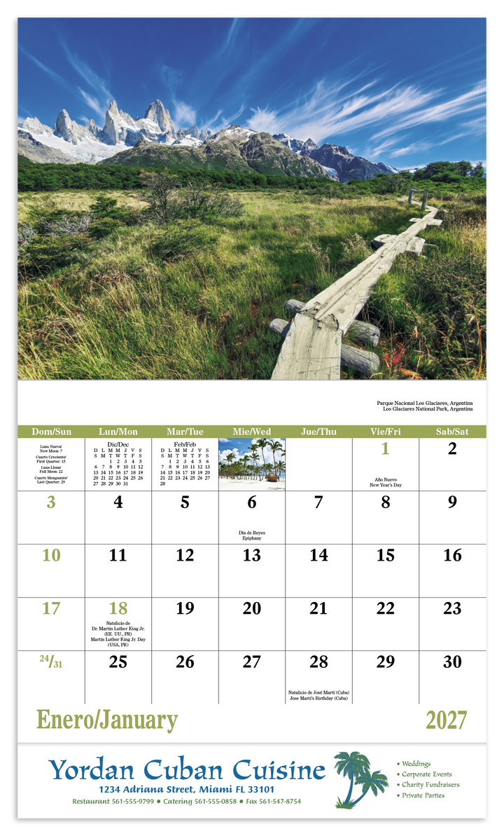 Good Value™ Latinoamerica en Paisajes - Stapled Calendar