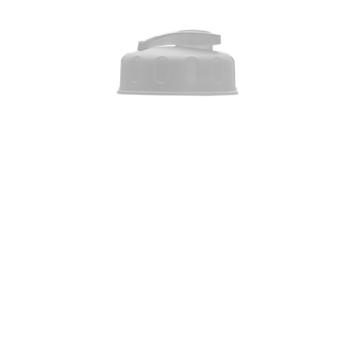 Poly-Pure Jr. - 18 oz. Transparent Bottle with USA Flip