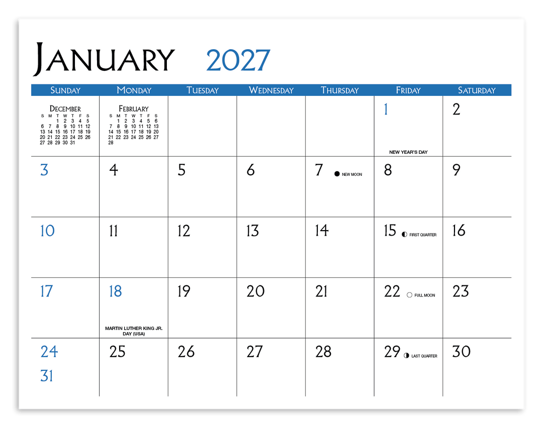 Triumph® Calendars Small Quantity Custom - Spiral Calendar