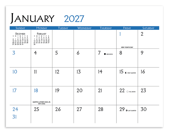 Triumph® Calendars Small Quantity Custom - Spiral Calendar