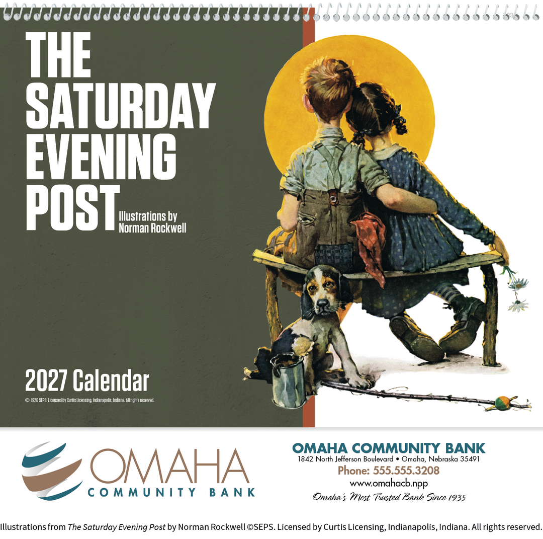 Good Value™ The Saturday Evening Post Illustrations by Norman Rockwell – Spiral Calendar