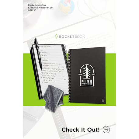 Rocketbook Core Executive Notebook Set
