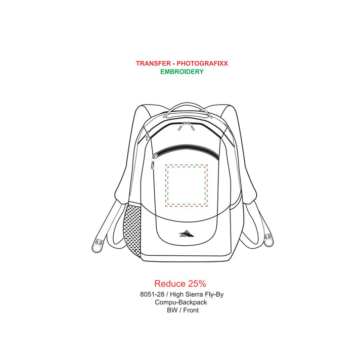 High Sierra Fly-By 17" Computer Backpack