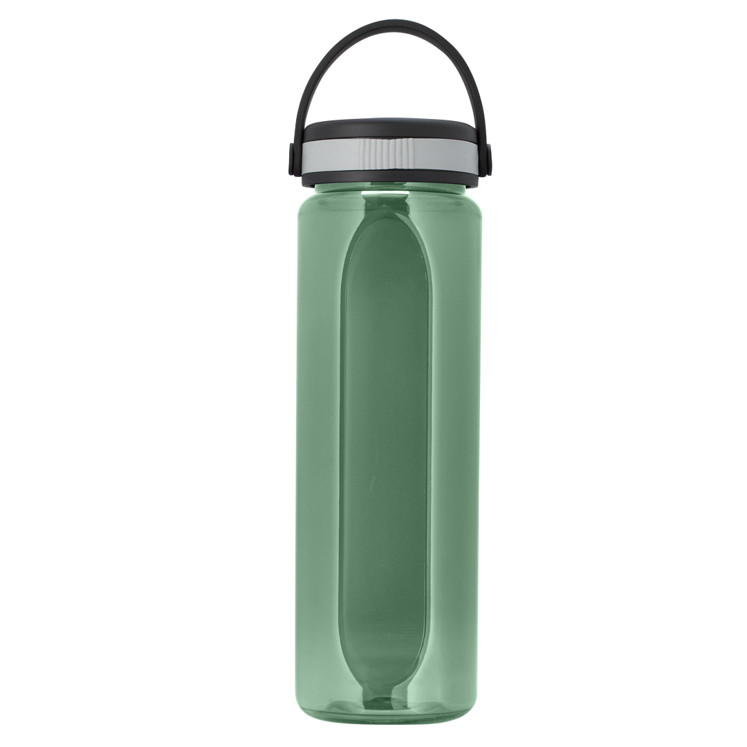 Boss Embossed RPET Bottle with Grip Lid - 26 oz.
