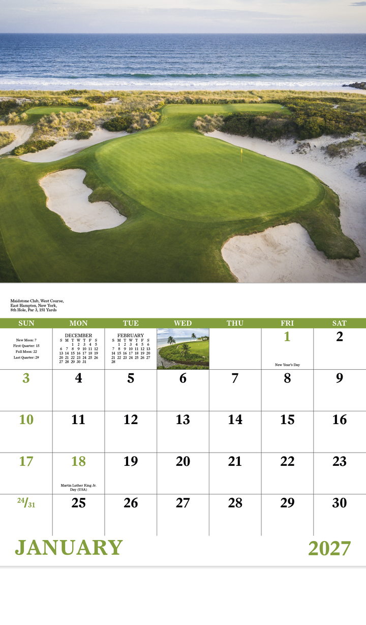Good Value™ Fairways & Greens - Stapled Calendar