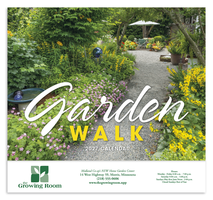Good Value™ Garden Walk - Stapled Calendar
