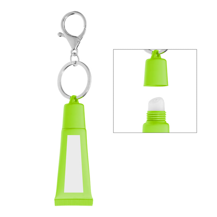 Squeeze Tube Lip Moisturizer with Key Ring