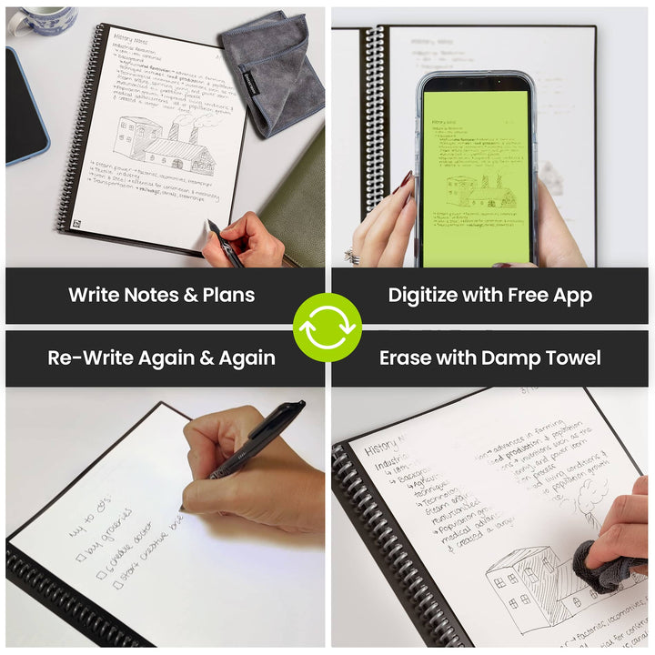 Rocketbook Core Letter Notebook Set
