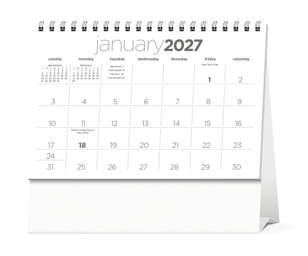 Triumph® Calendars Simplicity Large Desk Calendar