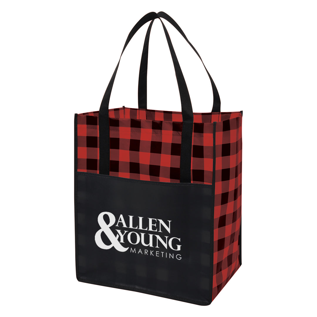 Northwoods Laminated Non-Woven Recycled Tote Bag