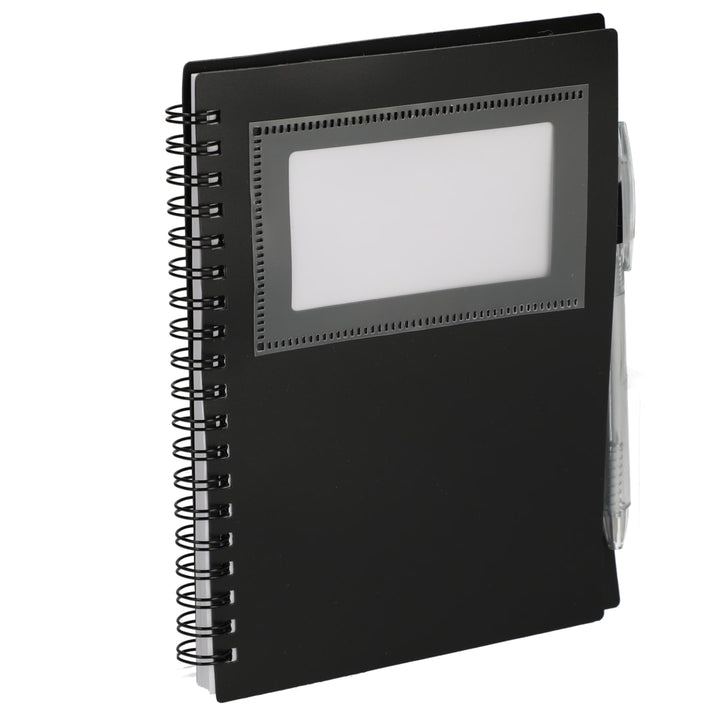 FSC® Recycled 5" x 7" Star Spiral Notebook with Pe