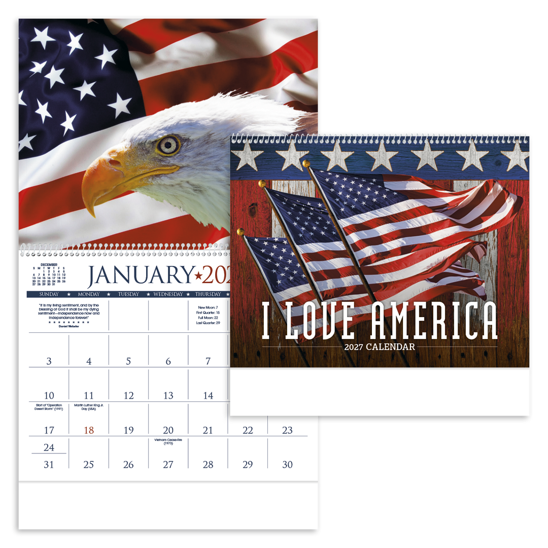Triumph® Calendars I Love America Calendar