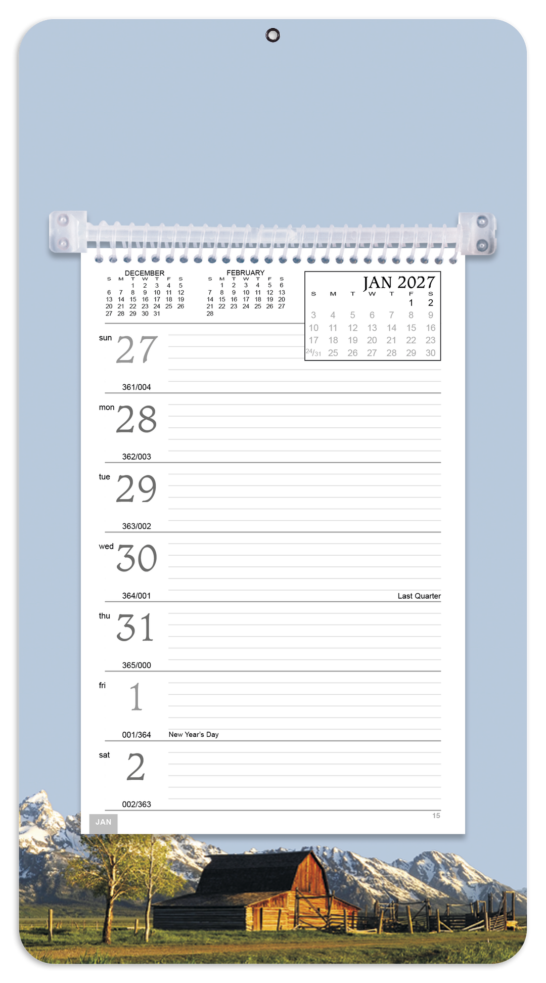 Triumph® Calendars Full-Color Weekly Memo Calendar