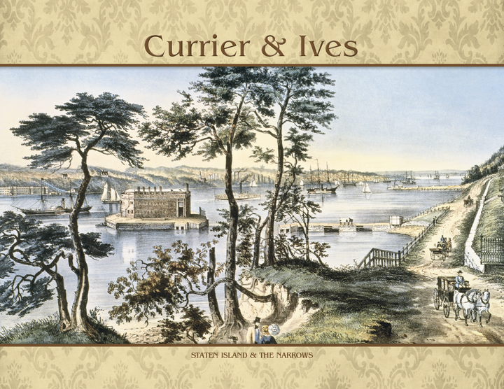 Good Value™ Currier & Ives - Stapled Calendar