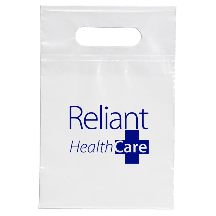Die Cut Handle Bag - 7W x 10 1/2H - Flexo Ink Print