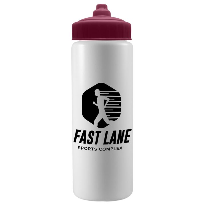 Quart Sport Bottle with Valve Lid - 32 oz.
