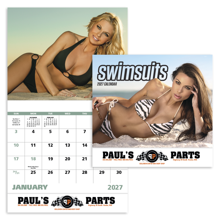 Good Value™ Swimsuits - Stapled Calendar