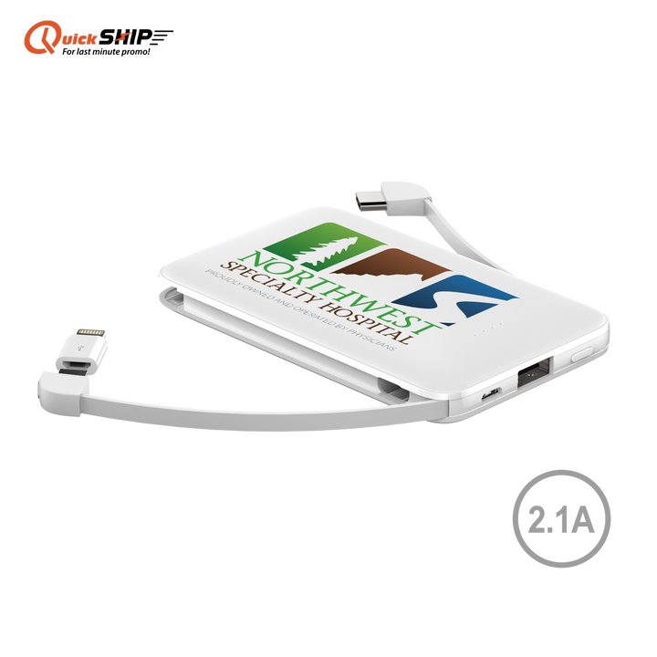 Hermosa 2.1A Output 5000mAh Card Shape Power Bank