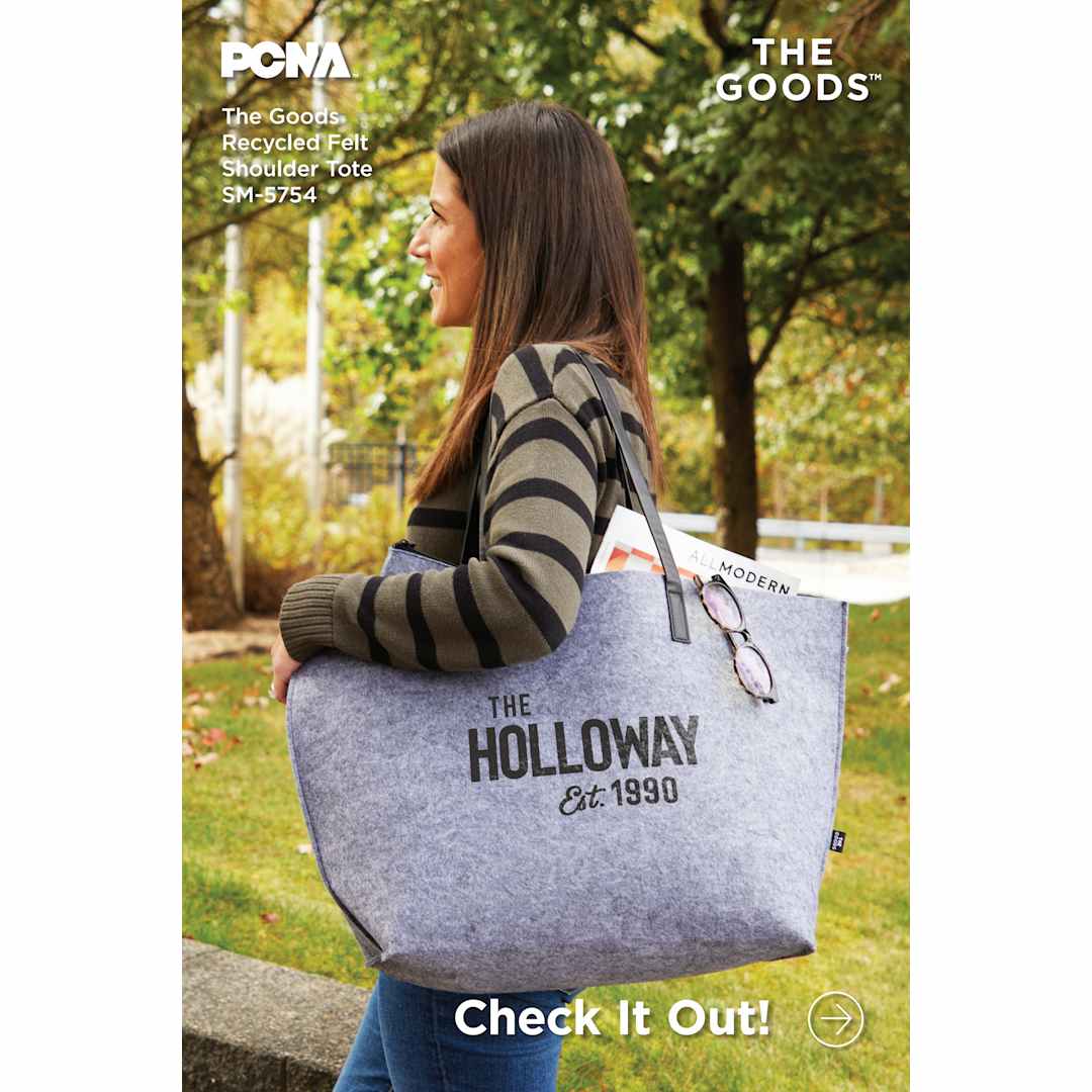 THE GOODS™ Recycled Felt Shoulder Tote