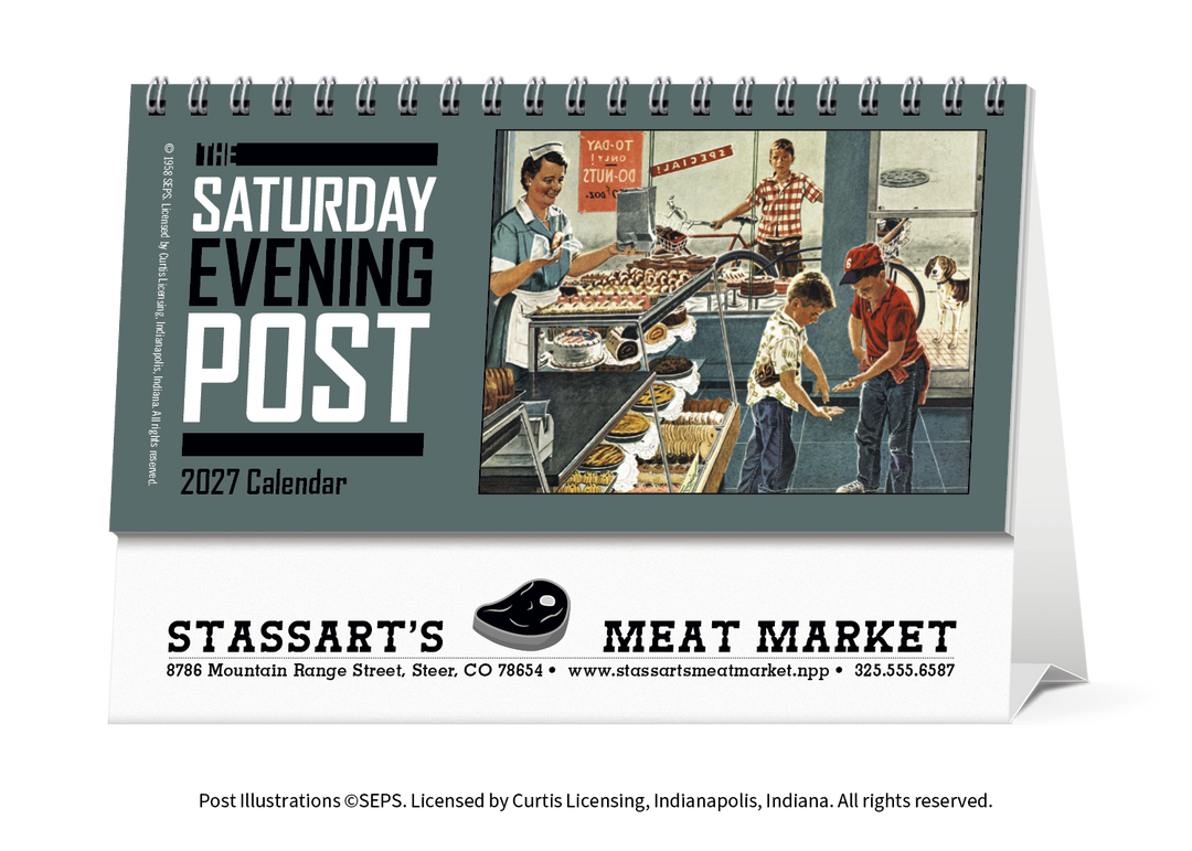 Triumph® Calendars  The Saturday Evening Post Desk Calendar
