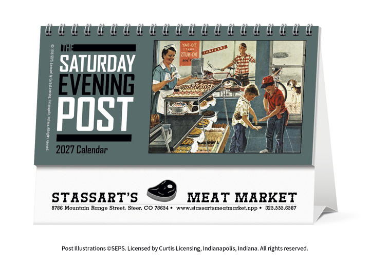 Triumph® Calendars  The Saturday Evening Post Desk Calendar