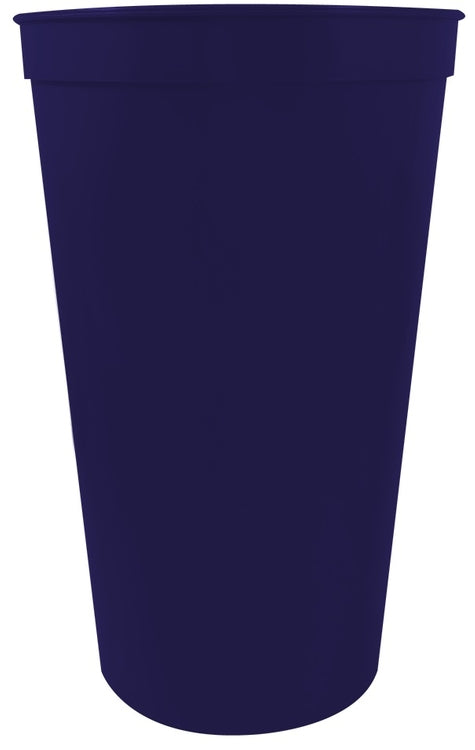 22 oz. Smooth Wall Plastic Stadium Cup