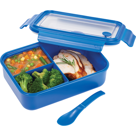 Three Compartment Food Storage Bento Box