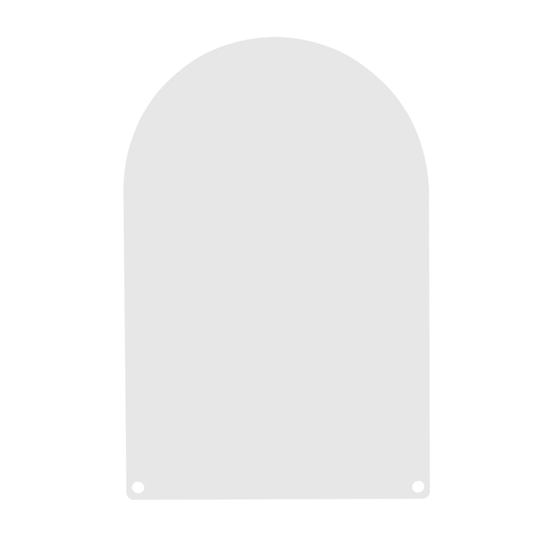 Acrylic Award - Arch Rectangle 10"