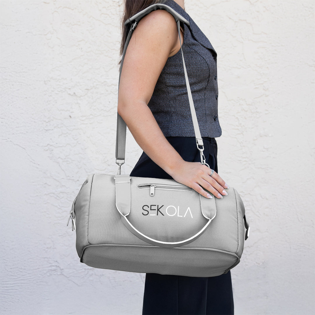 The Weekender Mini Travel Bag With Drop Bottom