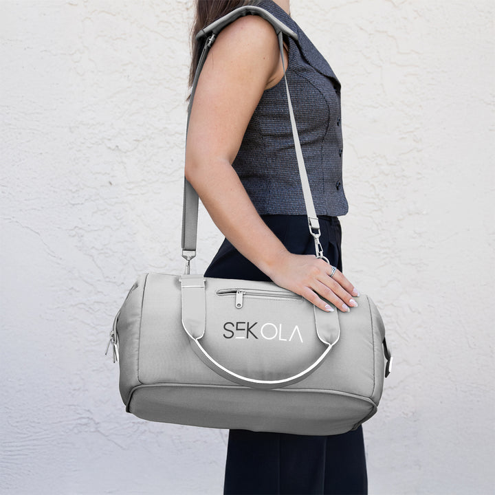 The Weekender Mini Travel Bag With Drop Bottom